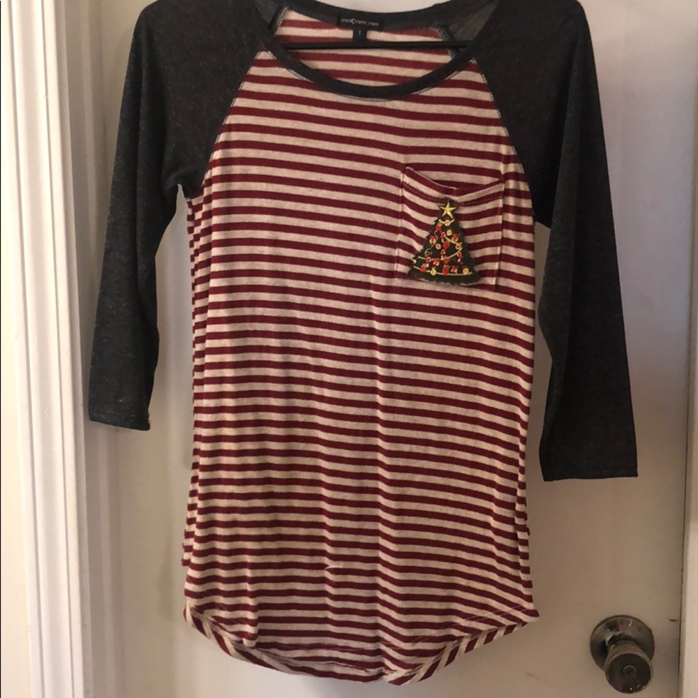 Cute striped Christmas shirt